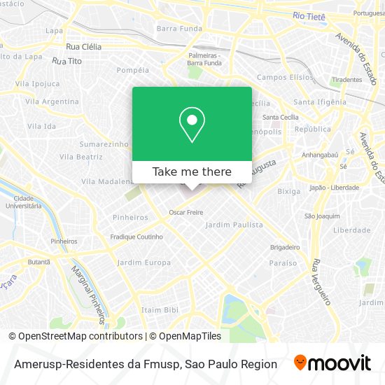 Amerusp-Residentes da Fmusp map