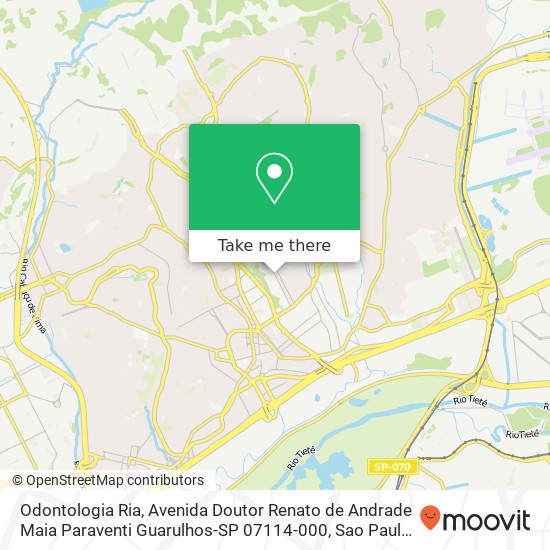 Odontologia Ria, Avenida Doutor Renato de Andrade Maia Paraventi Guarulhos-SP 07114-000 map