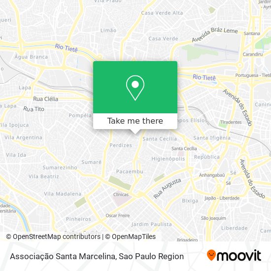 Associação Santa Marcelina map