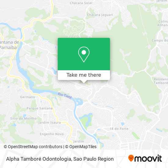 Mapa Alpha Tamboré Odontologia