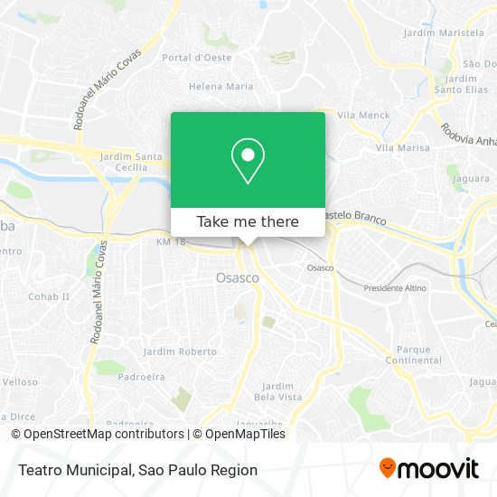 Teatro Municipal map