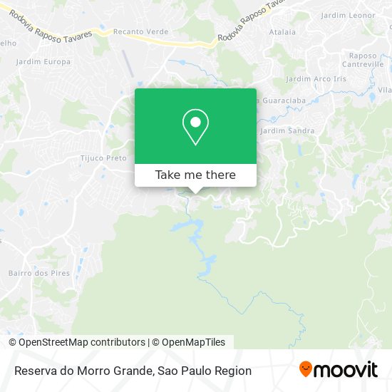 Reserva do Morro Grande map