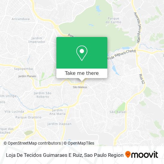 Mapa Loja De Tecidos Guimaraes E Ruiz