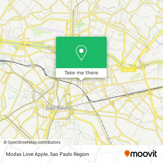 Modas Love Apple map