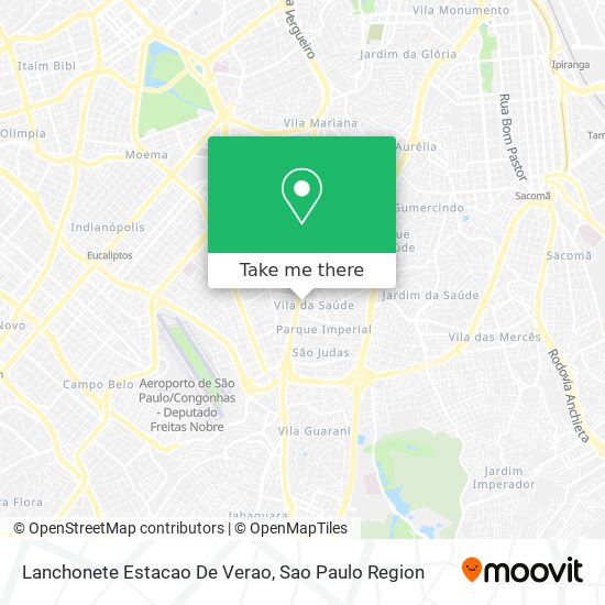 Lanchonete Estacao De Verao map