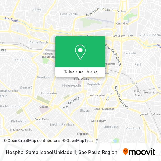 Hospital Santa Isabel Unidade II map