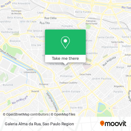 Galeria Alma da Rua map