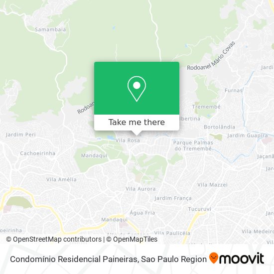 Condomínio Residencial Paineiras map