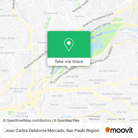 Joao Carlos Delatorre Mercado map