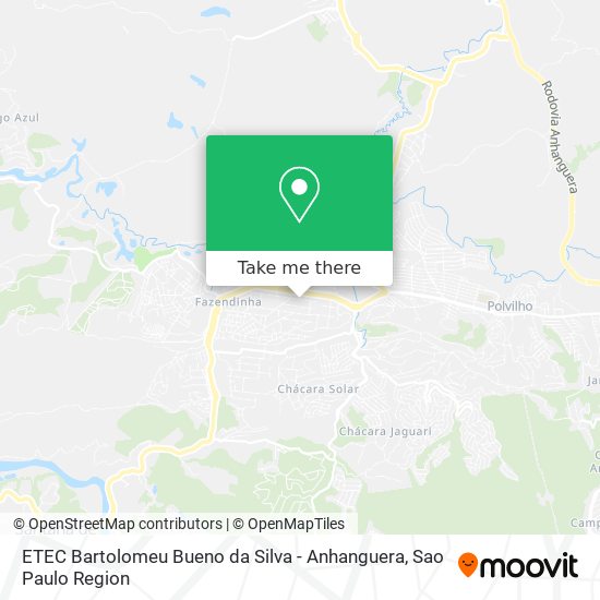 ETEC Bartolomeu Bueno da Silva - Anhanguera map