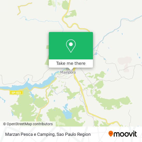 Marzan Pesca e Camping map