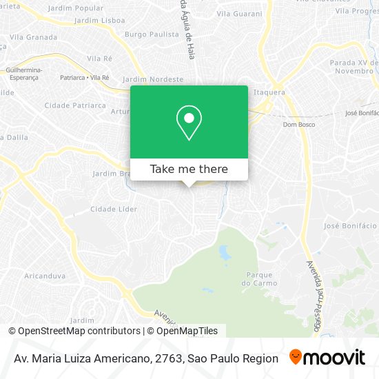 Av. Maria Luiza Americano, 2763 map