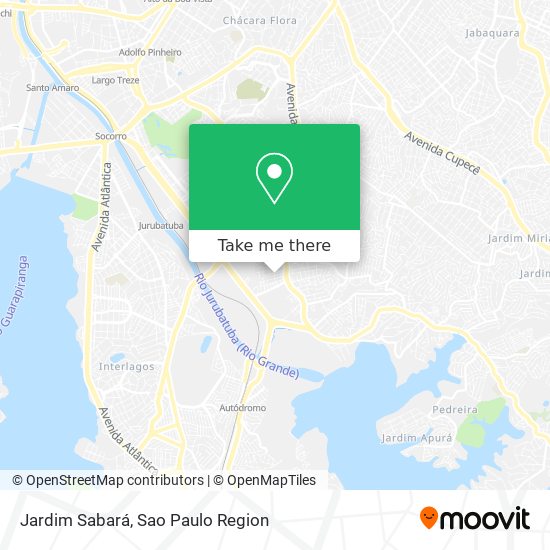 Mapa Jardim Sabará