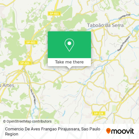 Comercio De Aves Frangao Pirajussara map