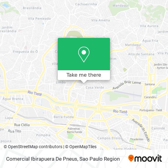 Comercial Ibirapuera De Pneus map