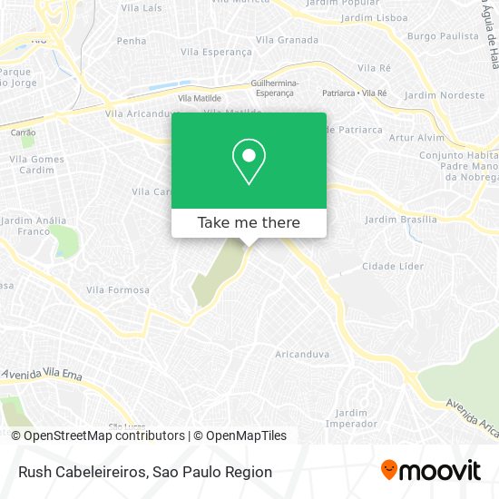 Rush Cabeleireiros map