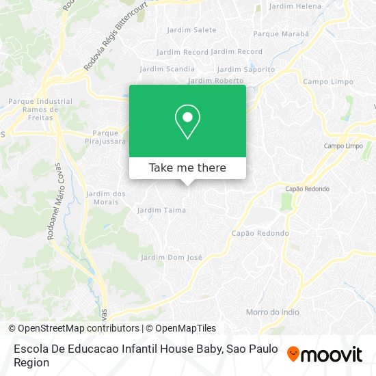 Mapa Escola De Educacao Infantil House Baby