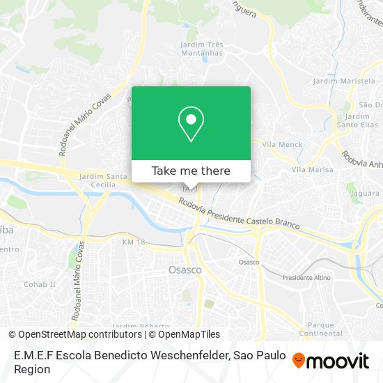 E.M.E.F Escola Benedicto Weschenfelder map