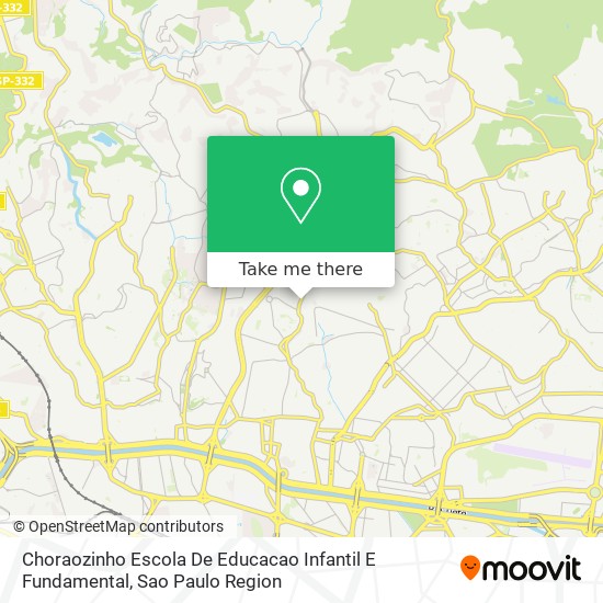 Mapa Choraozinho Escola De Educacao Infantil E Fundamental