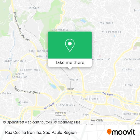 Rua Cecília Bonilha map
