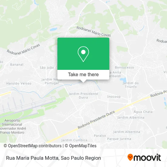 Rua Maria Paula Motta map
