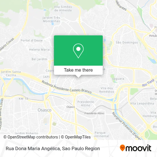 Rua Dona Maria Angélica map