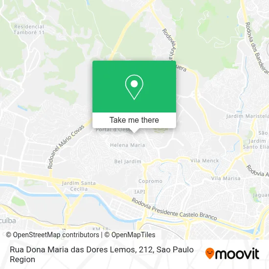 Rua Dona Maria das Dores Lemos, 212 map