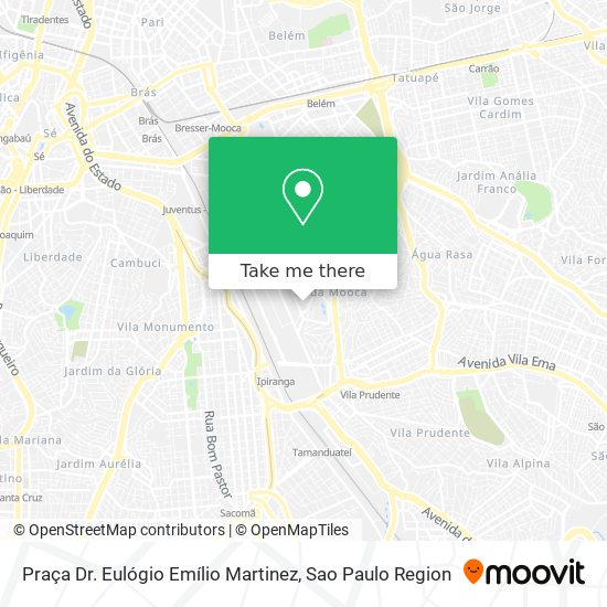 Praça Dr. Eulógio Emílio Martinez map