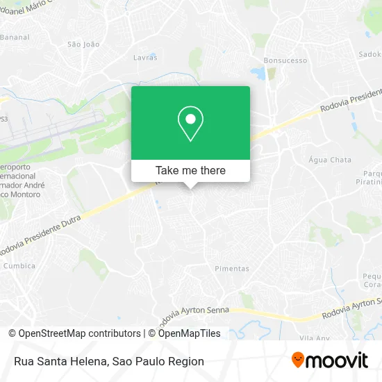 Rua Santa Helena map
