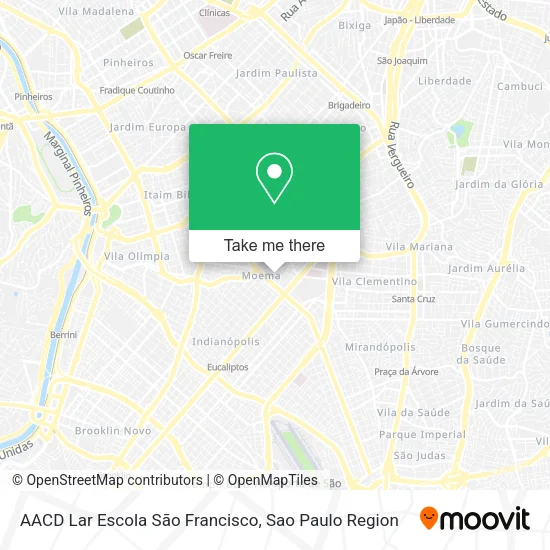 AACD Lar Escola São Francisco map