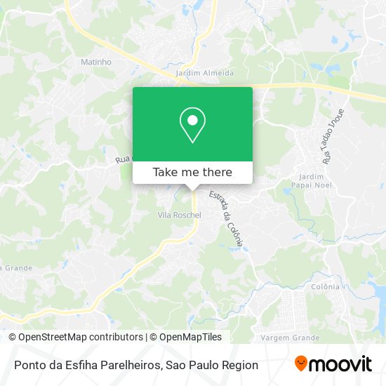 Ponto da Esfiha Parelheiros map