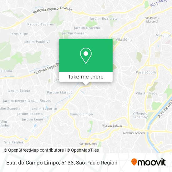 Estr. do Campo Limpo, 5133 map