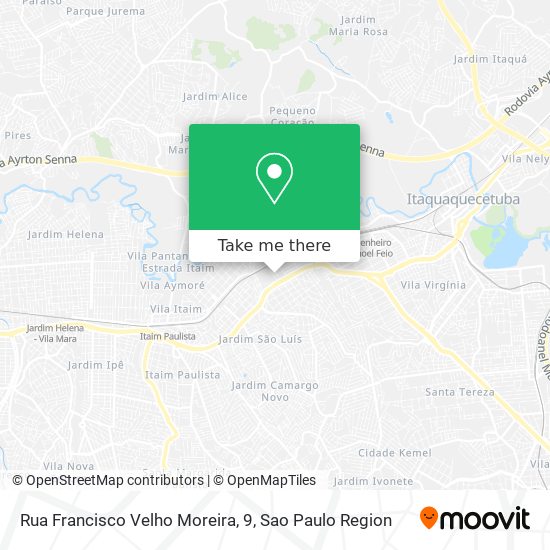 Mapa Rua Francisco Velho Moreira, 9