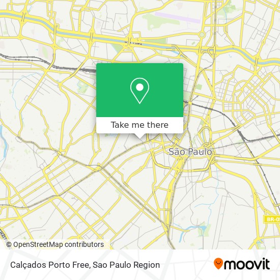 Calçados Porto Free map