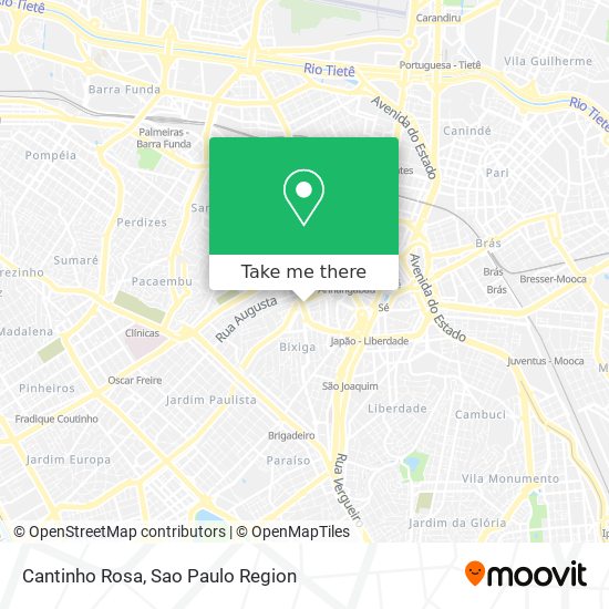 Cantinho Rosa map