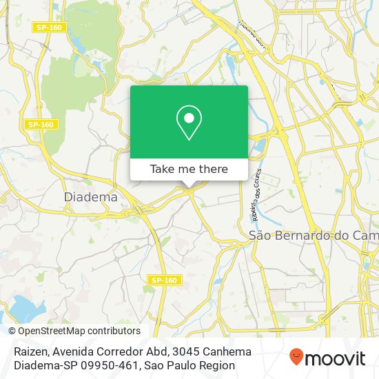 Raizen, Avenida Corredor Abd, 3045 Canhema Diadema-SP 09950-461 map