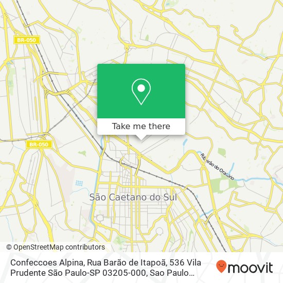 Confeccoes Alpina, Rua Barão de Itapoã, 536 Vila Prudente São Paulo-SP 03205-000 map