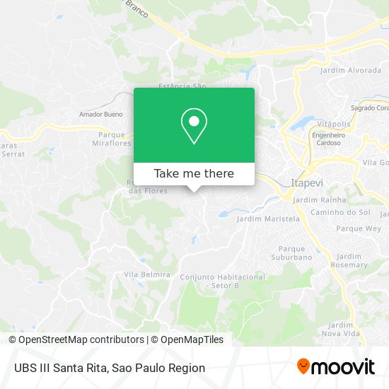 Mapa UBS III Santa Rita