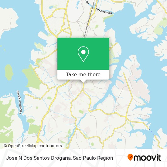 Jose N Dos Santos Drogaria map