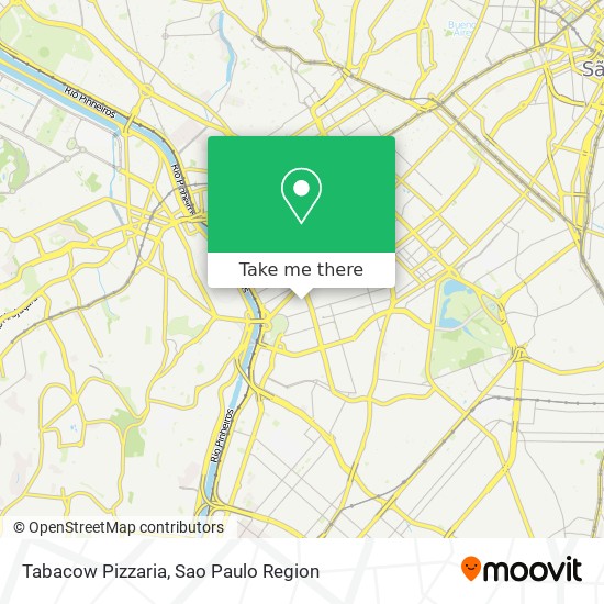 Mapa Tabacow Pizzaria