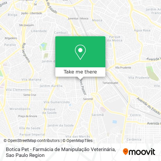 Mapa Botica Pet - Farmácia de Manipulação Veterinária