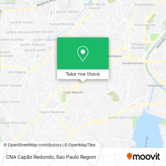 CNA Capão Redondo map