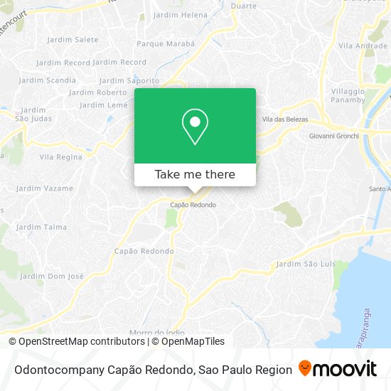 Mapa Odontocompany Capão Redondo