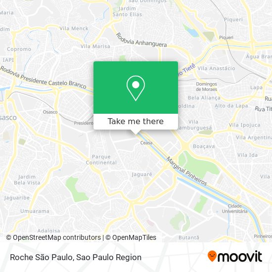 Mapa Roche São Paulo