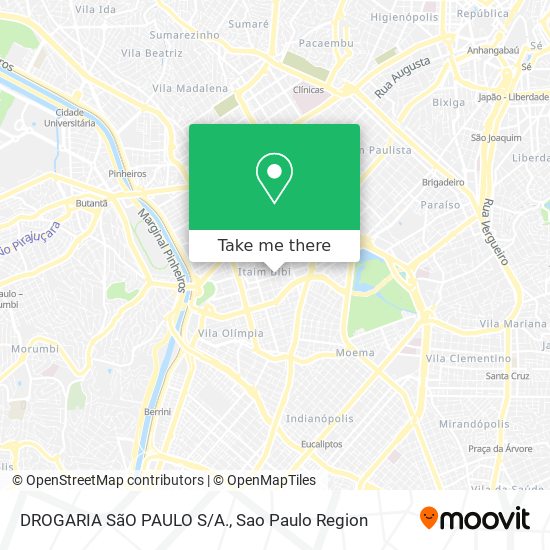 DROGARIA SãO PAULO S/A. map