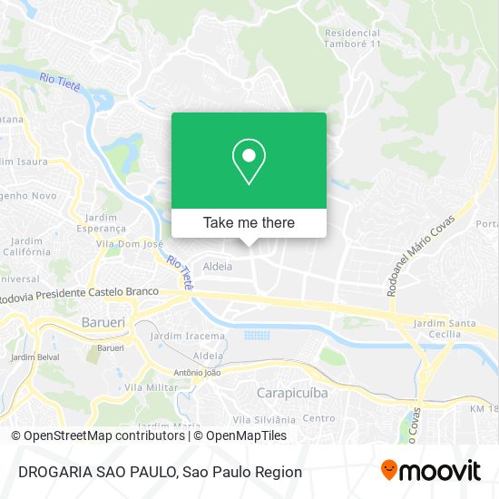 DROGARIA SAO PAULO map