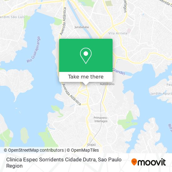 Clínica Espec Sorridents Cidade Dutra map