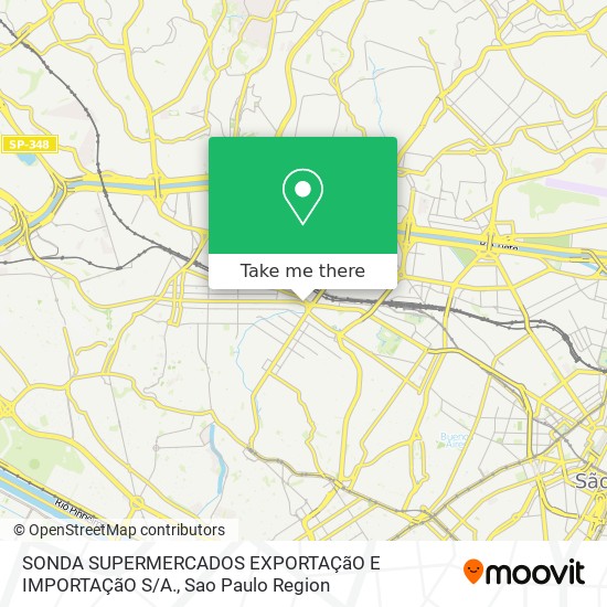 SONDA SUPERMERCADOS EXPORTAÇãO E IMPORTAÇãO S / A. map