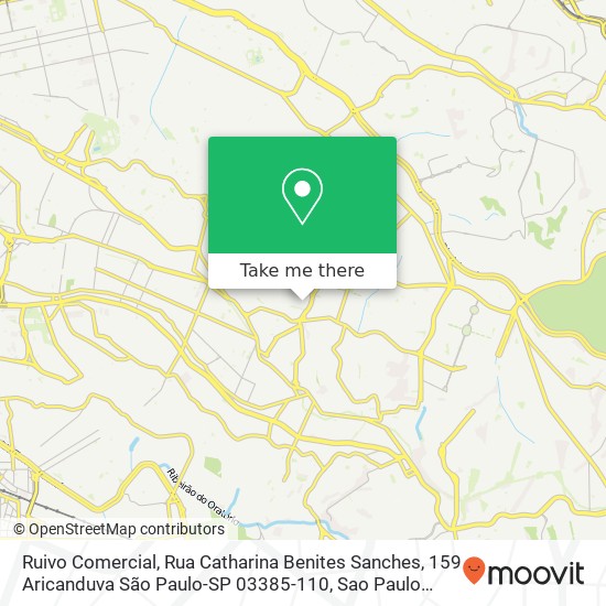 Ruivo Comercial, Rua Catharina Benites Sanches, 159 Aricanduva São Paulo-SP 03385-110 map