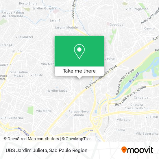 UBS Jardim Julieta map